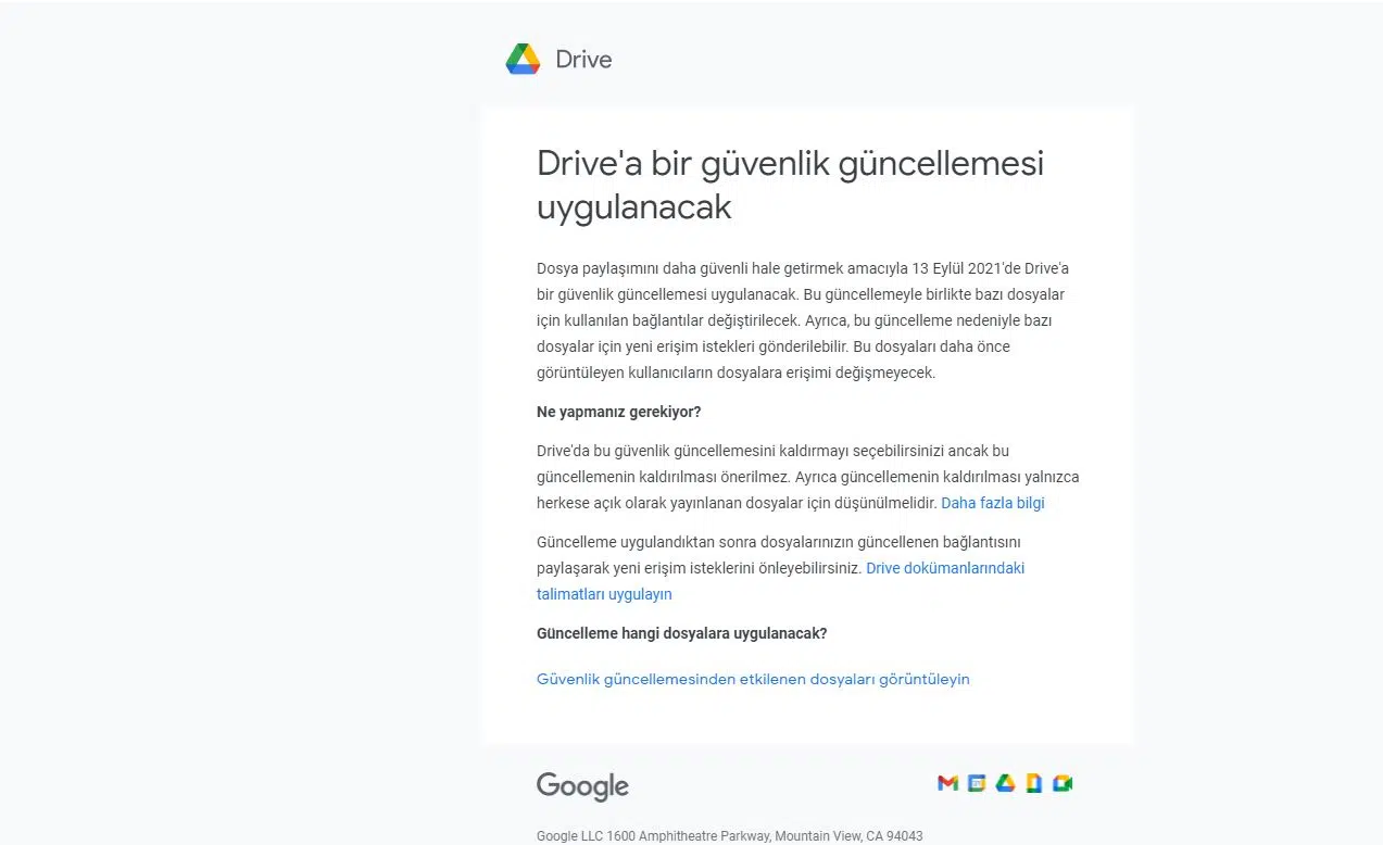 Google Drive Güncelleme Geliyor: Nedir Bu Güncelleme?