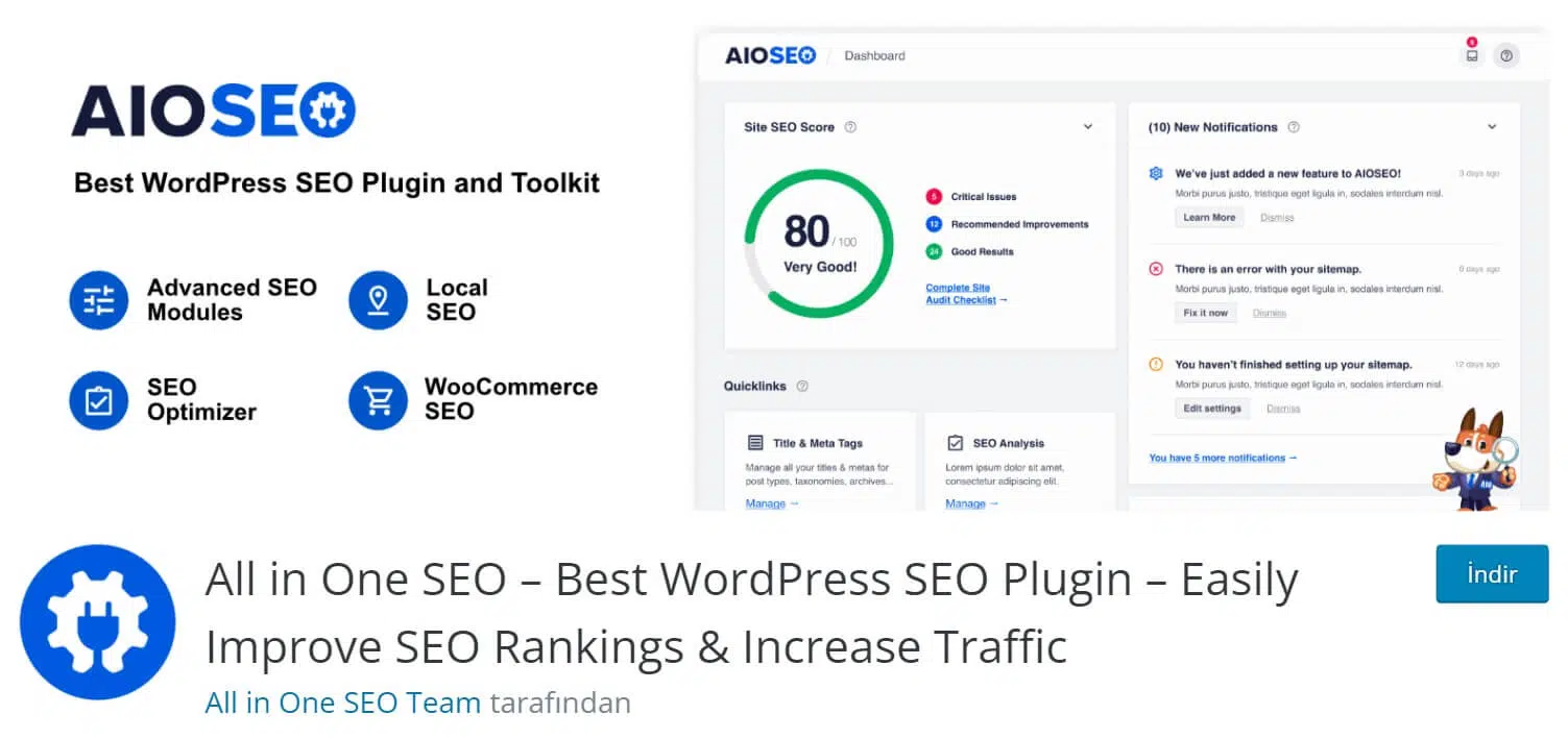 WordPress SEO Eklentisi Önerileri Nelerdir?