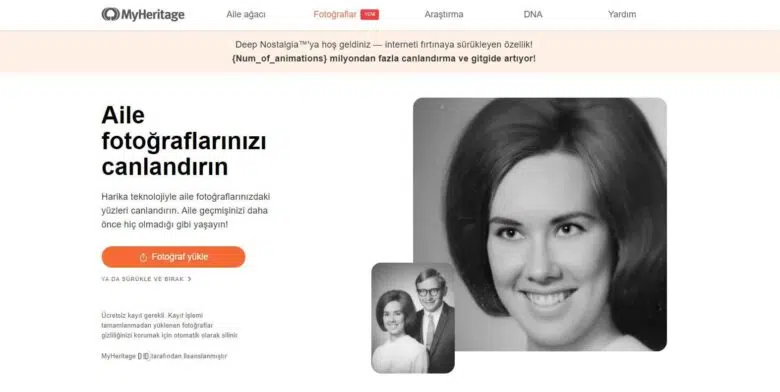 Ücretsiz Fotoğraf Canlandırma Nasıl Yapılır?