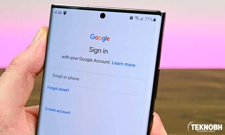 Telefonda Google Hesabını Değiştirmek