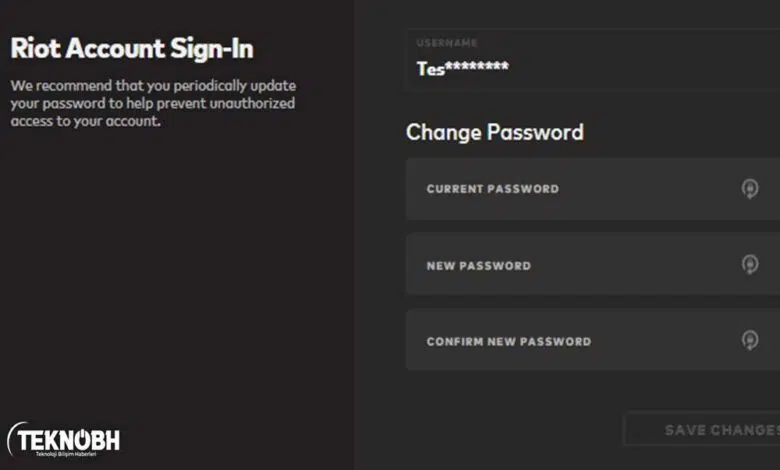 Valorant Şifre Değiştirme Nasıl Yapılır?