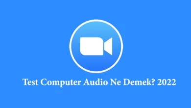 Zoom'da Test Computer Audio Ne Demek?✔️2022