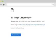 Err connection reset hatası sorunu ve çözümü