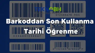 Barkoddan Son Kullanma Tarihi Öğrenme