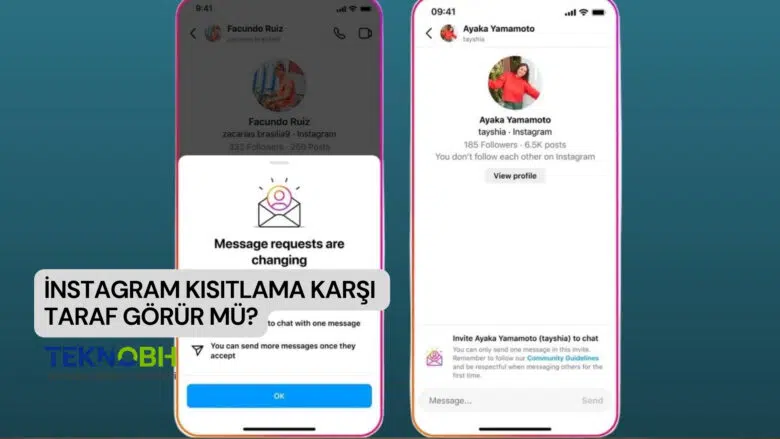 İnstagram Kısıtlama Karşı Taraf Görür Mü