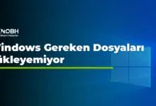 Windows Gereken Dosyaları Yükleyemiyor