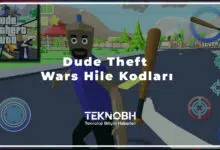 Dude Theft Wars Hile Kodları